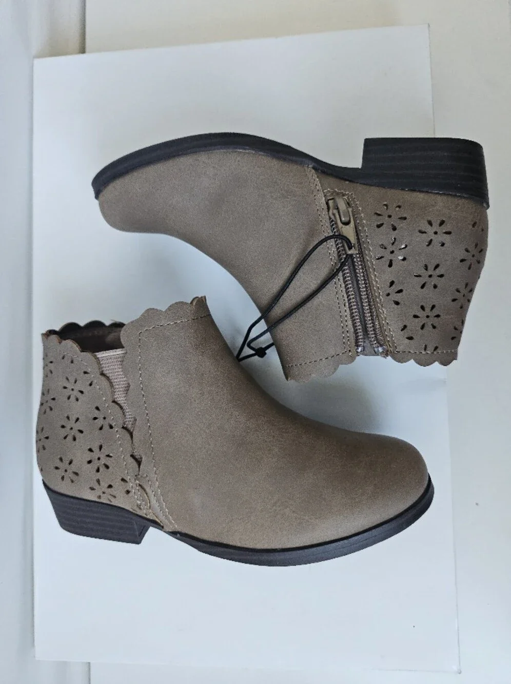 Thereabouts Girls TH PIMA Brown Ankle Boots Size 12M - NIB